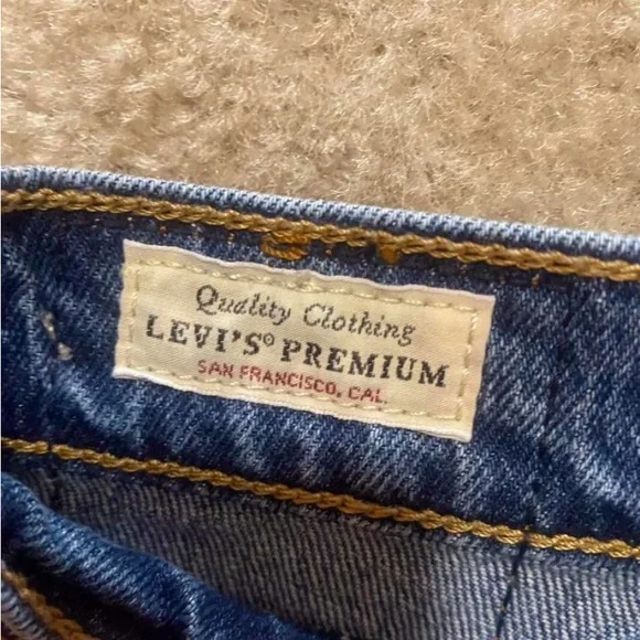 Stylish Blue 70s Straight Leg Women's Jeans - Picture 3 of 5